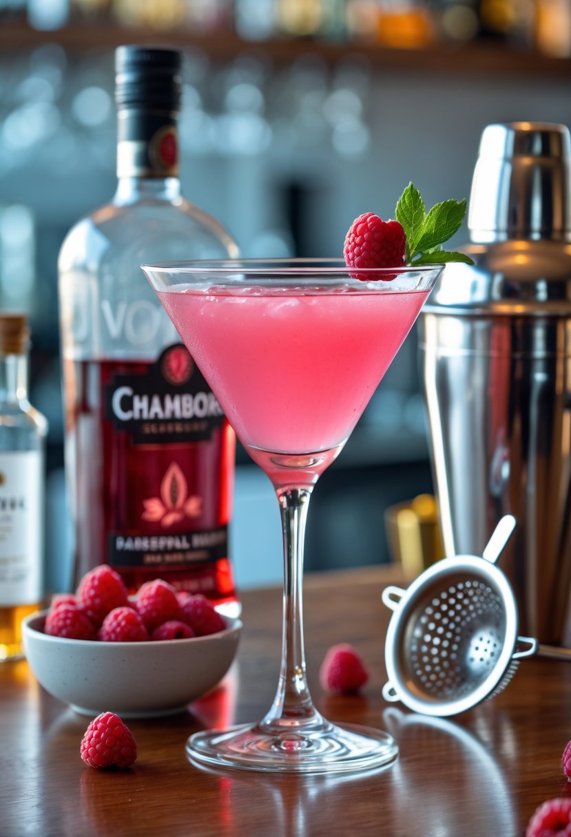 A French Martini cocktail recipe