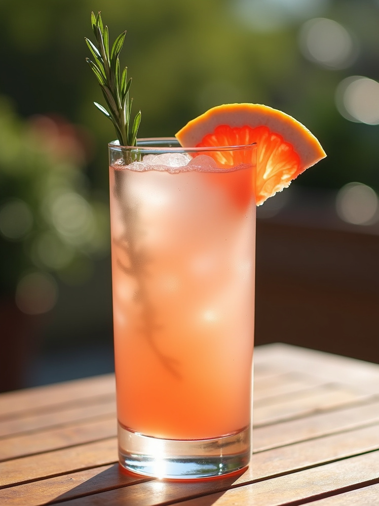 a Paloma in a clear highball glass as seen in Paloma recipe