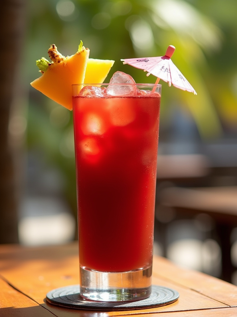 rum runner in a clear glass